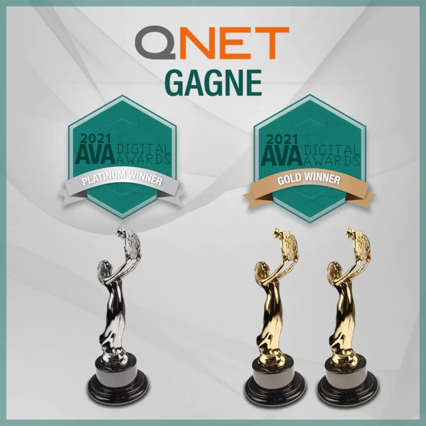 QNET remporte trois lauréats et une mention honorable aux AVA Digital Awards 2021