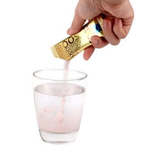 lifeqode EDG3 with glass and water