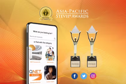 QNET gagne à nouveau aux Stevie Awards 2021