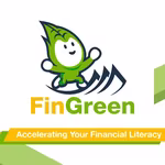 Logo of FinGreen - QNET's flagship financial literacy programme