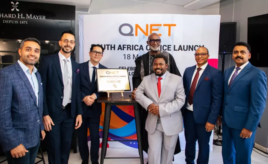 Group at the launch of QNET's operations in South Africa