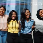 Group of African women with QNET 25th anniversary logo