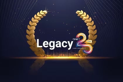 QNET 25th Anniversary logo Legacy