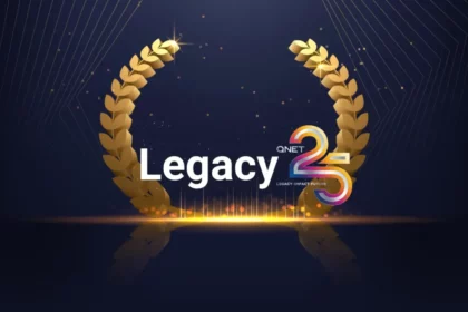 QNET 25th Anniversary logo Legacy