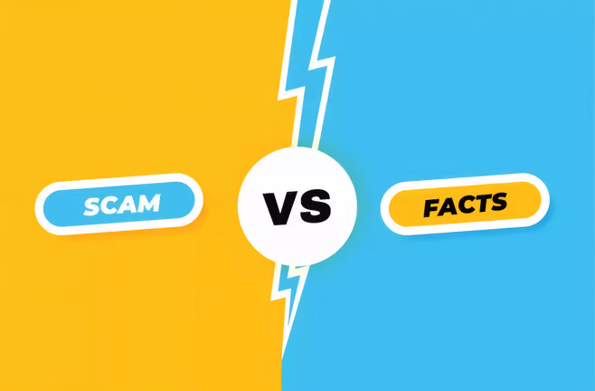 Scam vs. facts