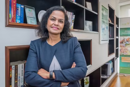 Santhi Periasamy, responsable de la Fondation RYTHM