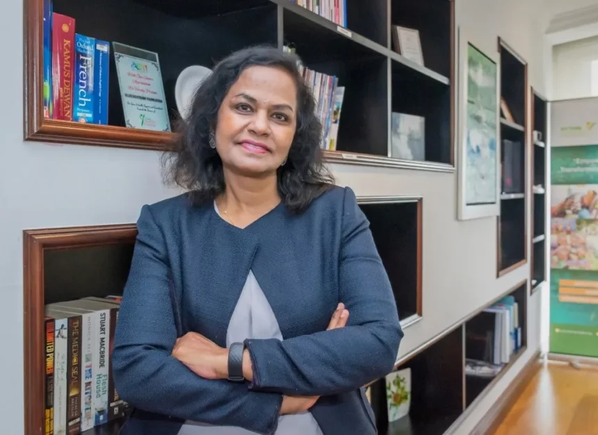 Santhi Periasamy, responsable de la Fondation RYTHM