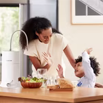 African woman and son with a HomePure Nova
