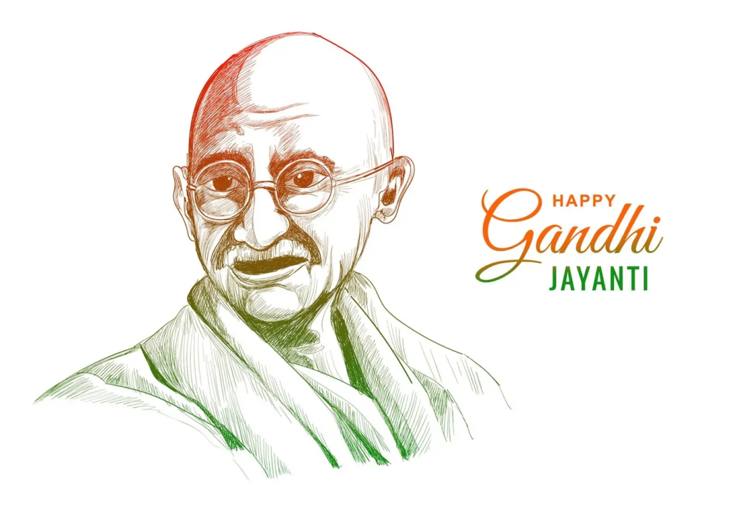 Mahatma Gandhi QNET corporate icon 