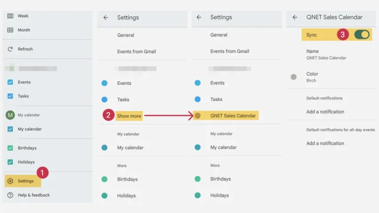 Comment synchroniser le calendrier de ventes QNET sur Google