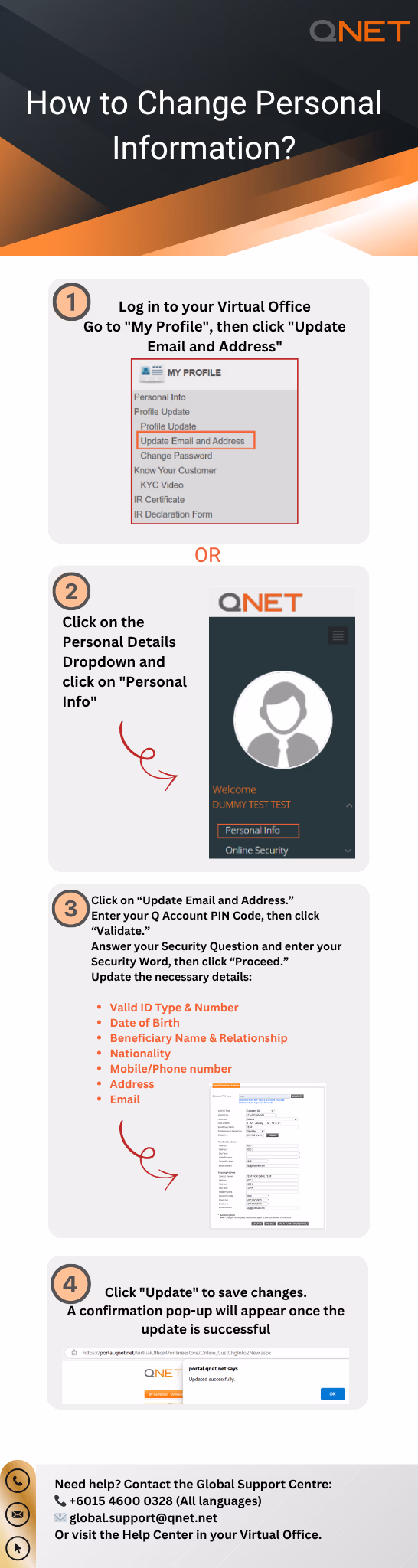 ENG How to Change Personal Information