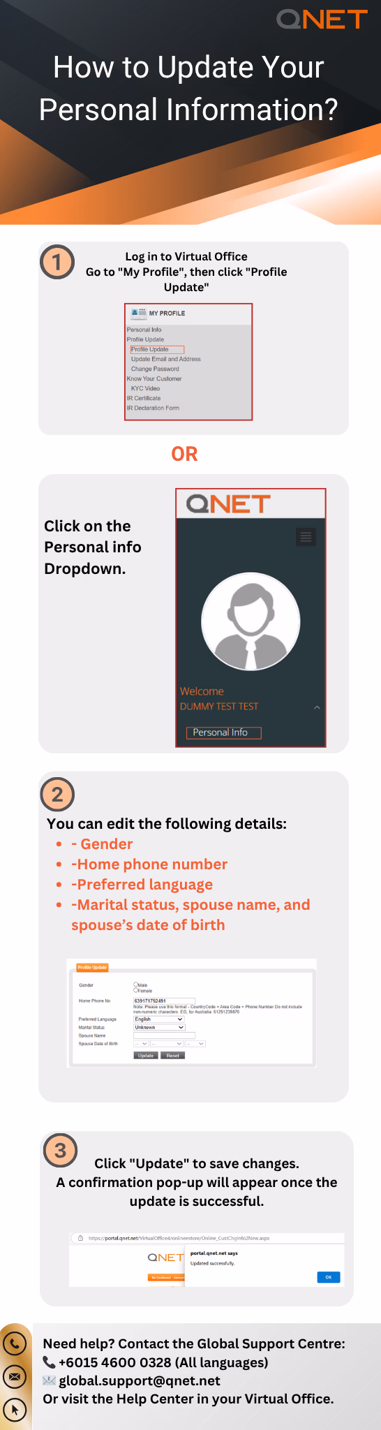 ENG How to Update Your Personal Information