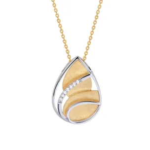 Golden Cove Diamond Pendant 1