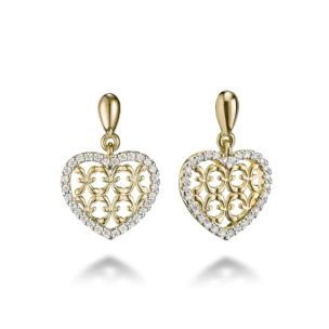 Insignia Heart Earrings 1