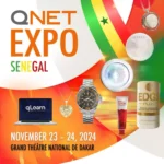 Exposition des produits QNET en novembre 2024 a Dakar, Senegal