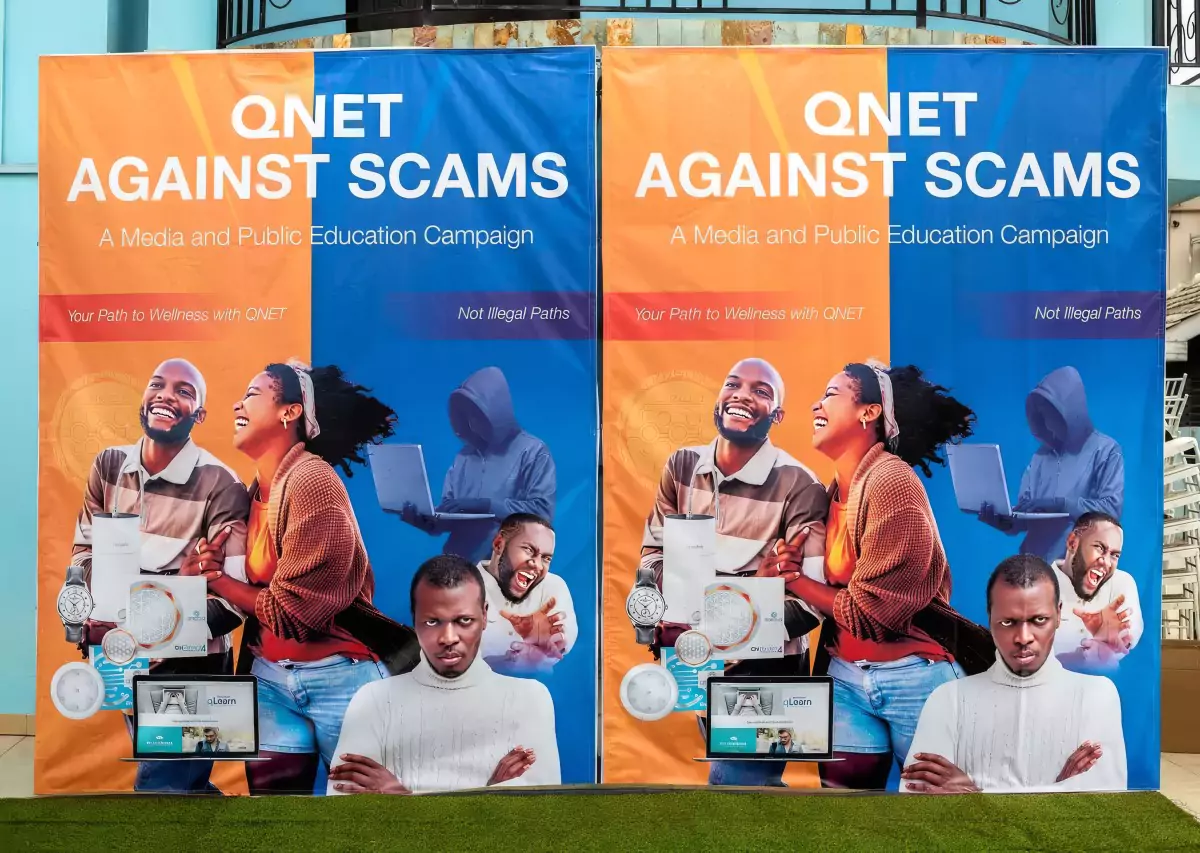QNET anti-scam campaign in Senegal