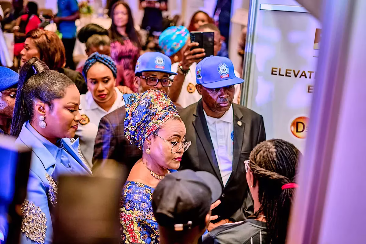 QNET's booth at the LASCOPA event in Lagos, Nigeria