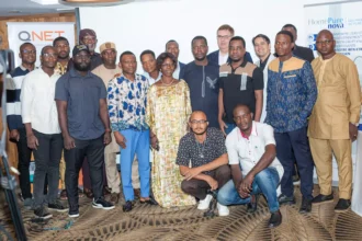 At the media interaction ahead of the opening of QNET expo in Togo