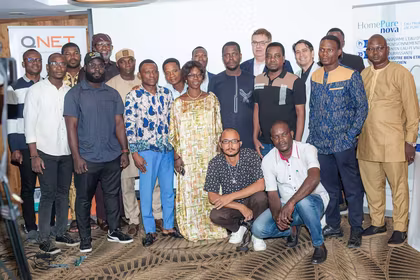 At the media interaction ahead of the opening of QNET expo in Togo