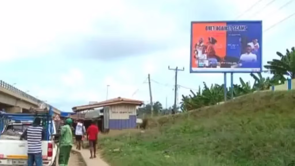 At the popular Suhum Interchange on Kumasi Road Eastern Region