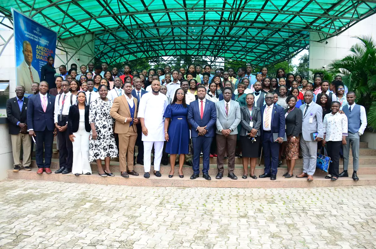 Participants at the Amezcua research dialogue in Nigeria