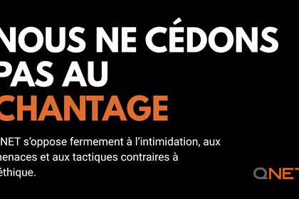 qnet ne cede pas au chantage