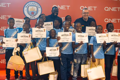 Manchester City QNET Clinic Ghana