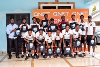 Samuel Inkoom Football Academy receives Donation from QNET