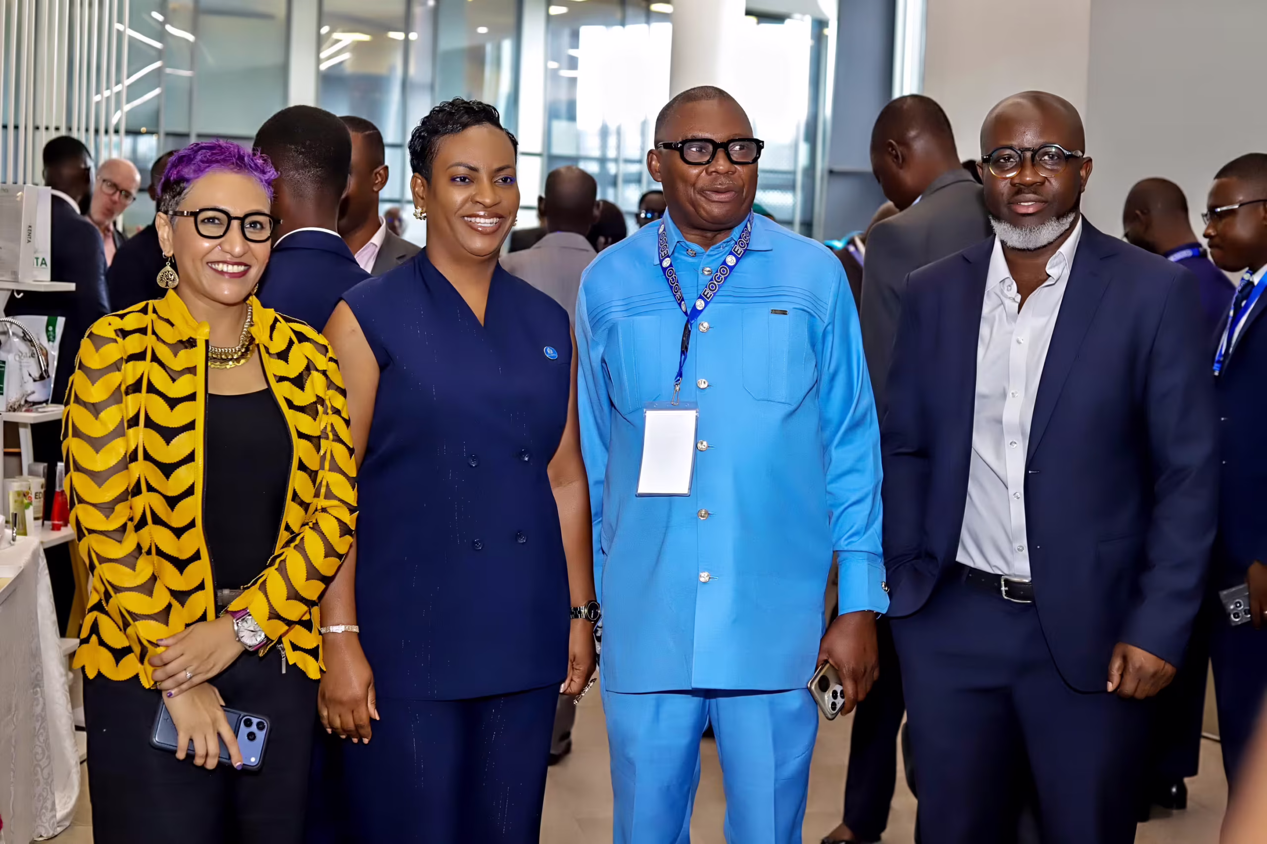 QNET and EOCO officials at an event in Accra, Ghana